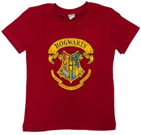 Tricou pentru copii HOGWARTS visiniu - diverse marimi Marime: 110 - 116