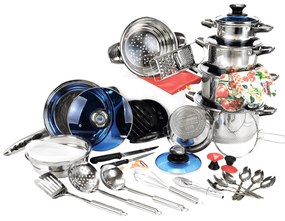 TEMPO-KONDELA PATIA, set 39 de oale şi ustensile de bucătărie, inox