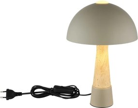 Globo 51070110 - Lampă de masă PAULIN 1xE27ILLU/40W/230V gri