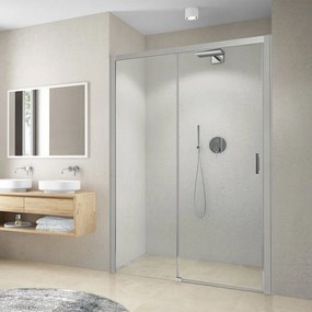 Usa de nisa culisanta Roth Cariba 130 cm sticla 6 mm crom stanga