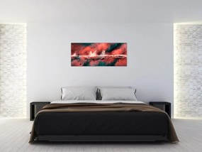 Tablou - Explozie în petrol (120x50 cm)