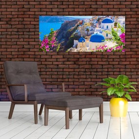 Tablou - Santorini, Grecia (120x50 cm)