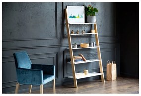 Etajeră Ragaba ASHME, lățime 85 cm, alb