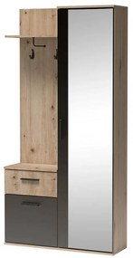 Hol Luxor (Stejar artisan + negru). 1055381