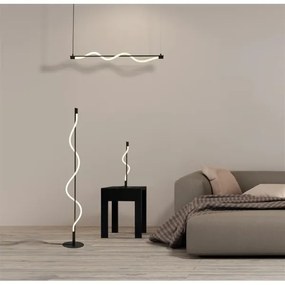 Searchlight 57211BK - Lustr LED pe cablu SERPENT LED/15W/230V negru