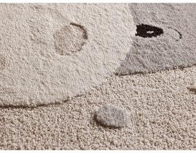 Covor pentru copii bej 120x170 cm Clown – Universal