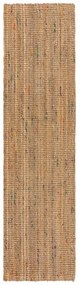 Covor tip traversă în culoare naturală țesut manual din iută 60x230 cm Jute Boucle Multi – Flair Rugs