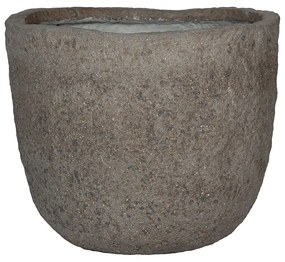 Ghiveci de flori Mt. Russell, diorit gri, dimensiuni multiple - Ghivece de ceramică mărimea: M - ⌀ 42, h. 36 cm