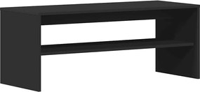 vidaXL Comodă TV, negru, 100 x 40 x 40 cm, PAL