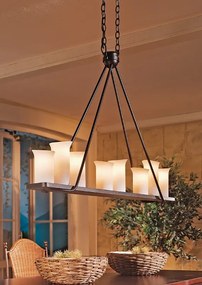 Lampa de masa din fier forjat design lumanare TL 4100