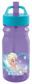 Bidon apa cu pai 400ml, Frozen
