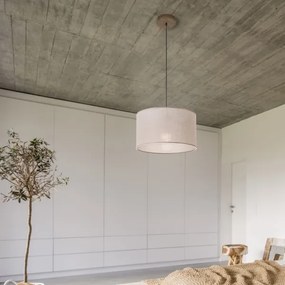 Lustră pe cablu Brilagi ANTHONY 1xE27/60W/230V stejar nuc/bej