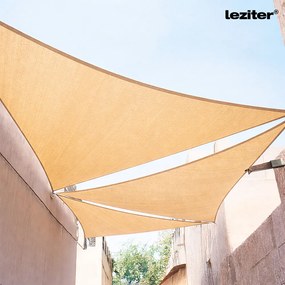 Rana soare naviga triunghiular 3x3x3 m bej