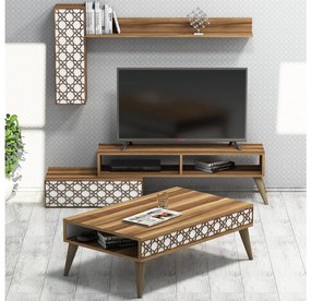 Set mobilier living Komite (nuc + alb). 1094085