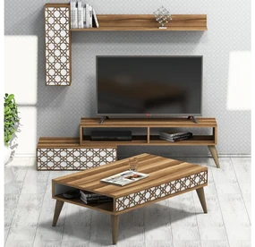 Set mobilier living Komite (nuc + alb). 1094085