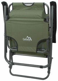Cattara 13516 Șezlong pliabil Comfort , verde, 155x 61 cm