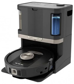 Aspirator robot Shark PowerDetect Max RV2800ZEEU, 650W, 0.3 L, 372 m², 360° LiDAR, Autonomie pana la 110 min, Detectare margini umede, Negru