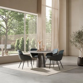 Fotoliu albastru Nure – MOME