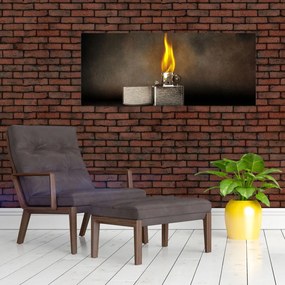 Tablou cu brichetă (120x50 cm)