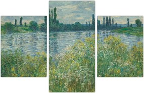 Tablou - Claude Monet, Banks of the Seine, reproducere (90x60 cm)