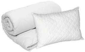Set Blanche, perna microfibra 50x70 cm si pilota matlasata 350g/mp, 140x200 cm