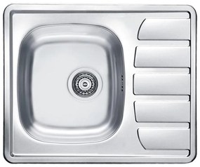 Chiuvetă de bucătărie ALVEUS 1098940 ZOOM 61,5x50 cm crom