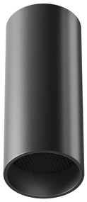 Plafoniera LED dimabila design tehnic Focus negru, 3000K