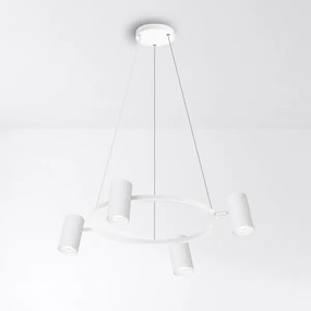 Brilagi - lustră LED RGBW reglabilă, suspendată pe cablu SELE 4xGU10/6,5W/230V, alb