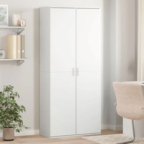 vidaXL Dulap înalt, alb, 80x35x180 cm, lemn prelucrat