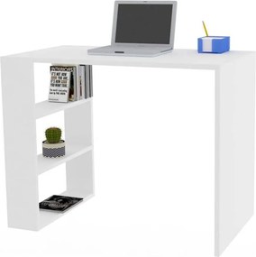 Birou 835PUQ2836, alb, PAL melaminat, 90x50x70 cm