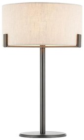 Endon 72631 - Lampă de masă HAYFIELD 1xE27/40W/230V bronz/gri