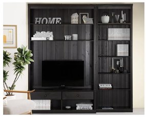 Set TV maro din lemn de pin 214x223 cm Anita – Støraa