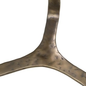 Masuta auxiliara LUX din Aluminiu, Sticla, Cambronne 50cm