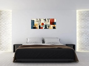 Tablou - Vaze cubiste (120x50 cm)
