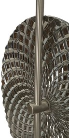 Mauro Ferretti Lampa De  Perete Argintie cm 28X15X54 | Aosom Romania