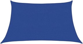 vidaXL Pânză parasolar, albastru, 3/4x2 m, HDPE, 160 g/m²