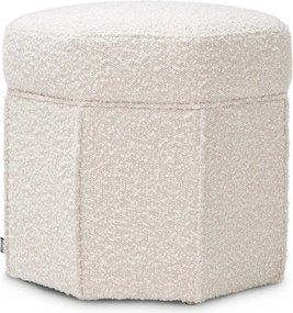 Taburete design LUX Bombay, boucle crem 115225 HZ