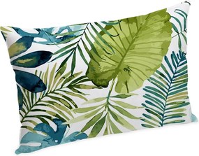 Set Alcam 2 perne microfibra 50x70 cm si pilota matlasata 220x200 cm,  Jungle