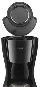 Aparat de cafea Philips HD7461-20-BL, 1000W, 1,2 L, Aroma Twister, Indicator de nivel al apei, Timer, Negru