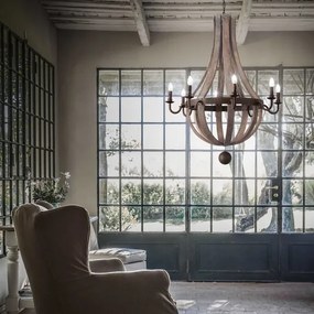 Lustră pe lanț Ideal Lux MILLENNIUM 8xE14/40W/230V