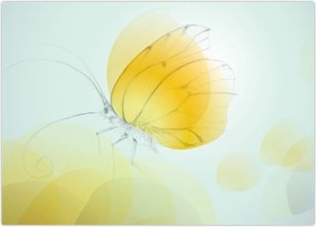 Tablou - Fluturele galben (70x50 cm)