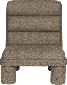 Fotoliu taupe cu tapițerie din țesătură bouclé Fern – Dutchbone