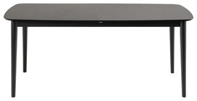 Masă de dining extensibilă cu blat cu aspect de lemn de stejar 90x219 cm Montreux – Actona