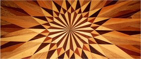 Tablou - Colaj din lemn (120x50 cm)