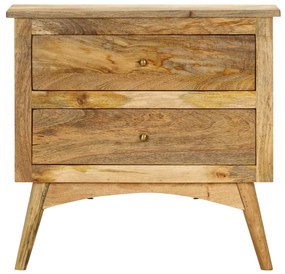286126 vidaXL Noptieră, 65 x 35 x 60 cm, lemn masiv de mango