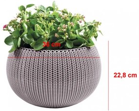 Ghiveci de flori Cozies M cu set de agățat