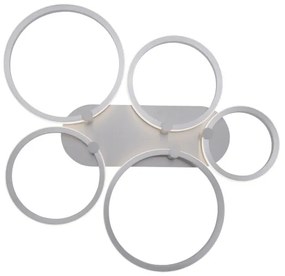 Leuchten Direkt - Lustră aplicată LED JOHANNA 2xLED/11,5W/230V+2xLED/9W+1xLED/7W