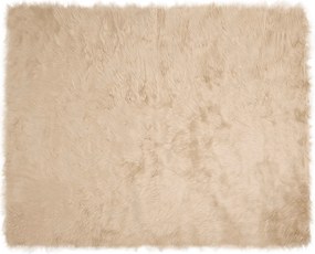 vidaXL Covor din Lână Faux Tafalla Bej 200 x 280 cm Poliester