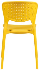 TODO Galben cu pernă galbenă - SCAUN MODERN PENTRU BUCĂTĂRII, GRĂDINI, CAMERE DE CAFEA (FIXE)