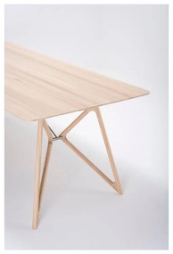 Masă de dining cu blat din lemn de stejar 220x90 cm Tink - Gazzda